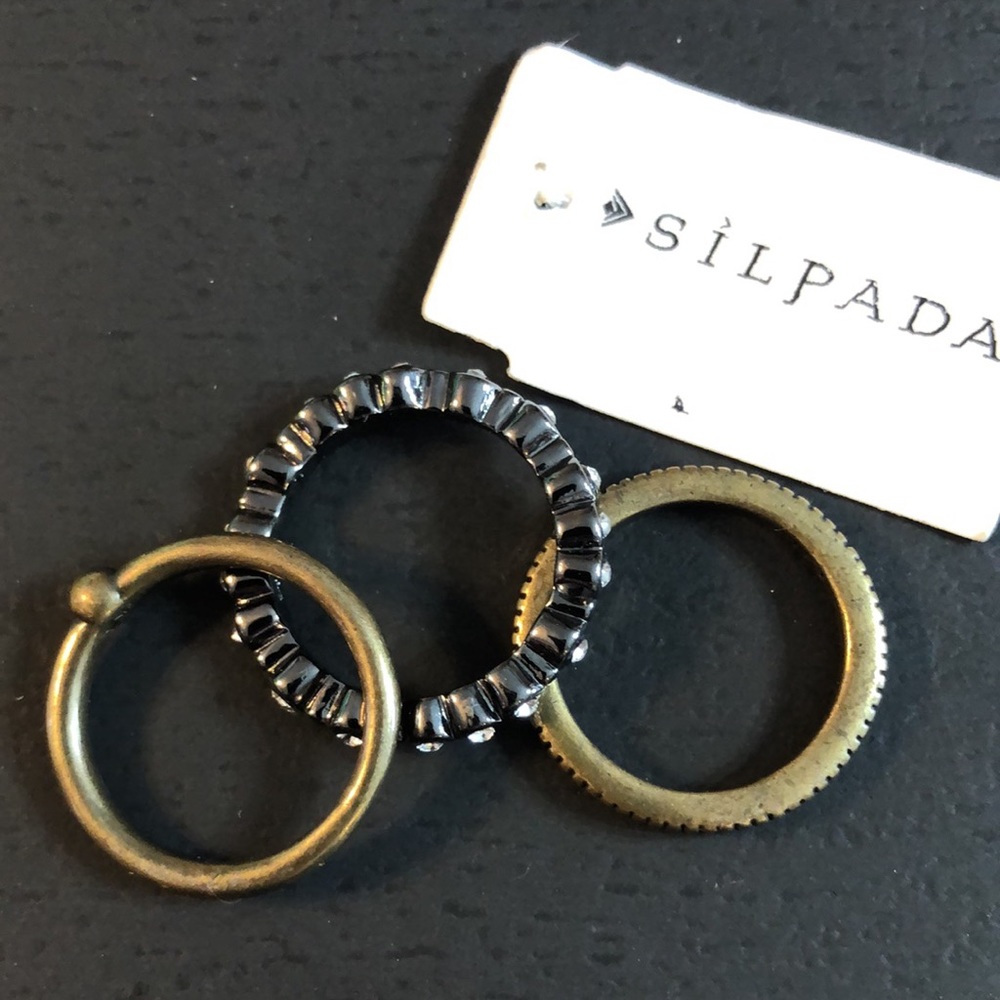 Silpada K&R “Destinations Stack” Rings